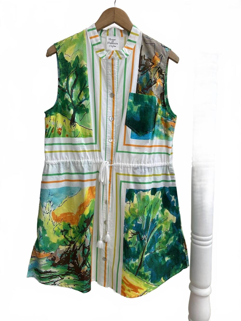NEW HOPE FOR FLOWERS women's sleeveless shirt dress